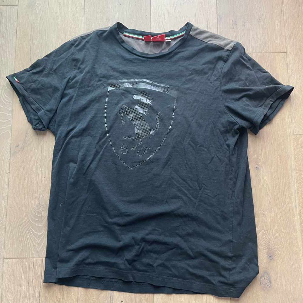 Scuderia Ferrari Puma Short Sleeve Crew Neck Tee
